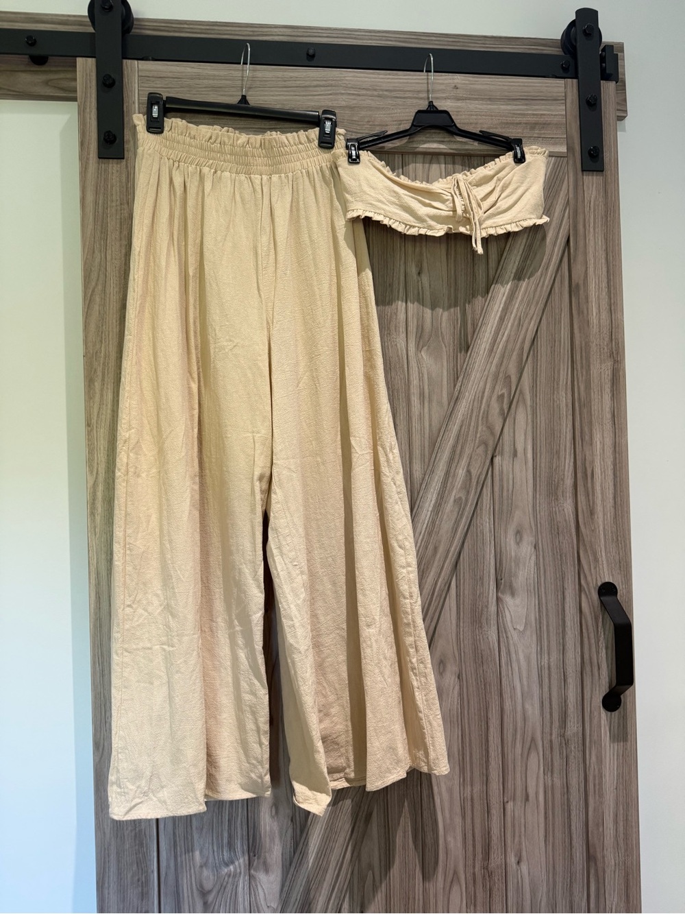 Beige Shein matching set size M